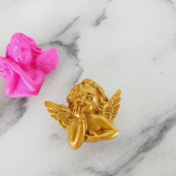 Gold Angel Cherub Shoe Charm‎ 1 Piece - Picture 6 of 7
